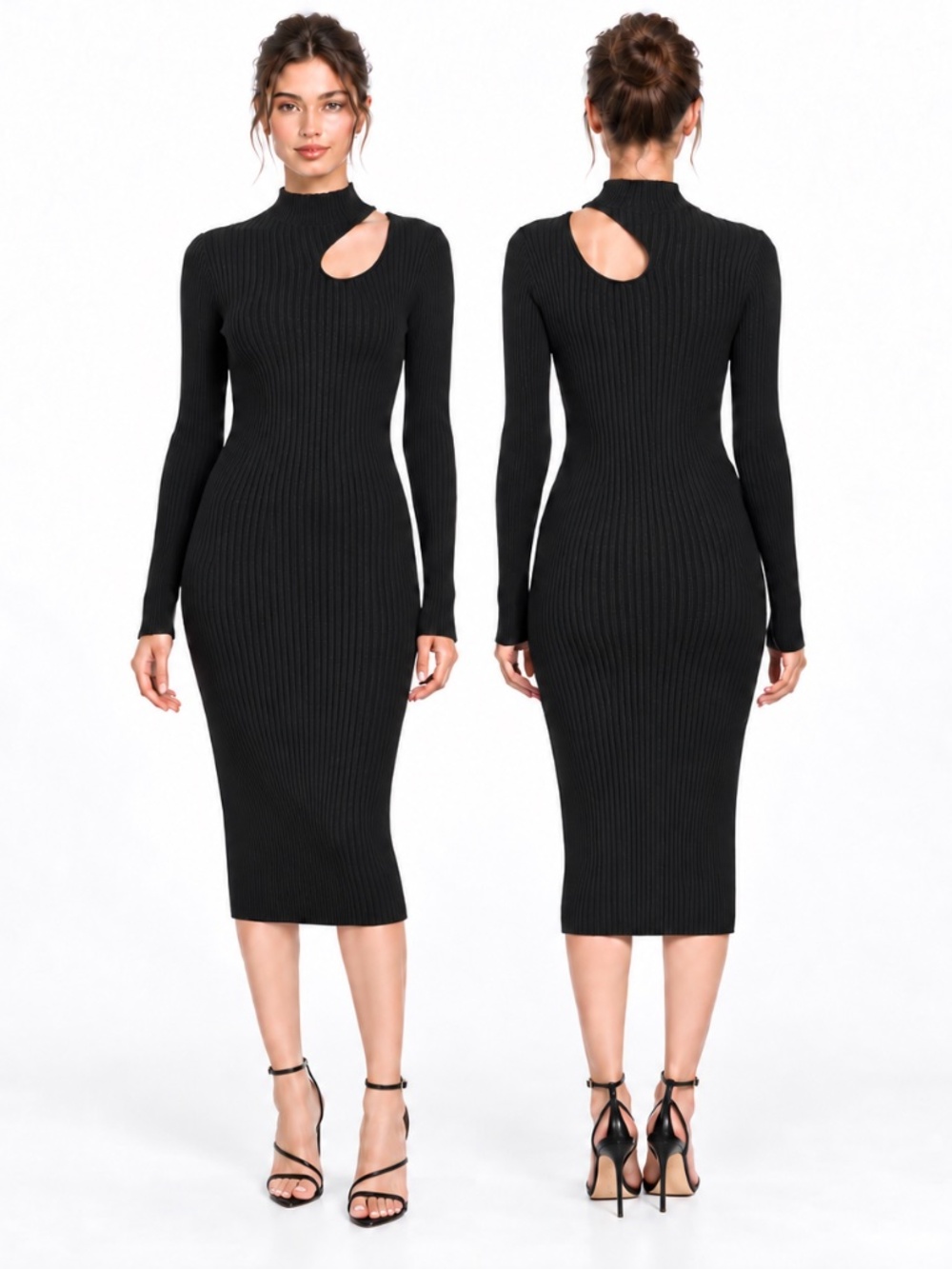 Anine Bing - Victoria Ribbed Cutout Dress